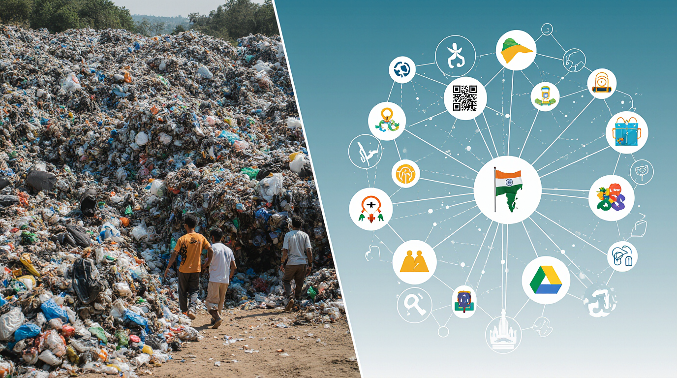 Plastic waste recycling in India