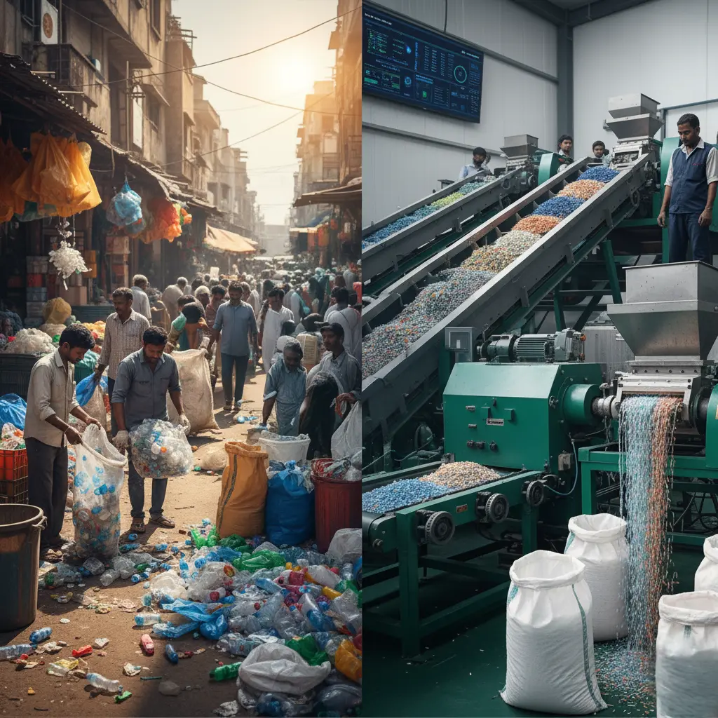 plastic recycling business setup