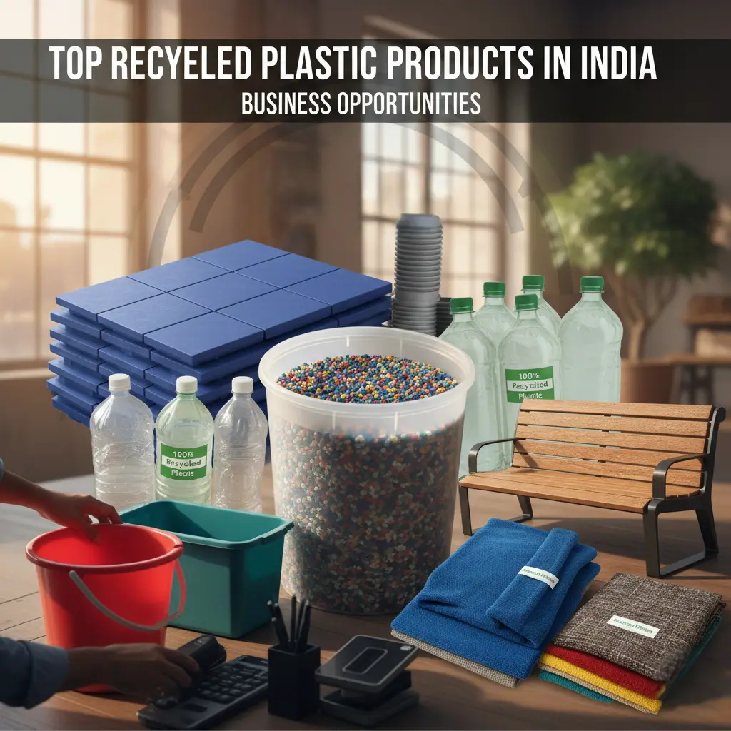 recycled plastic products in India