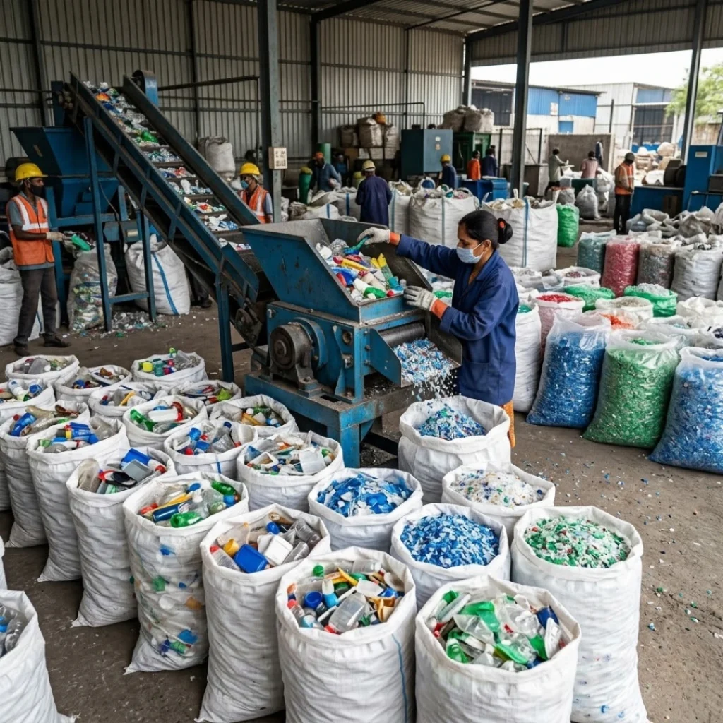 start plastic recycling business India