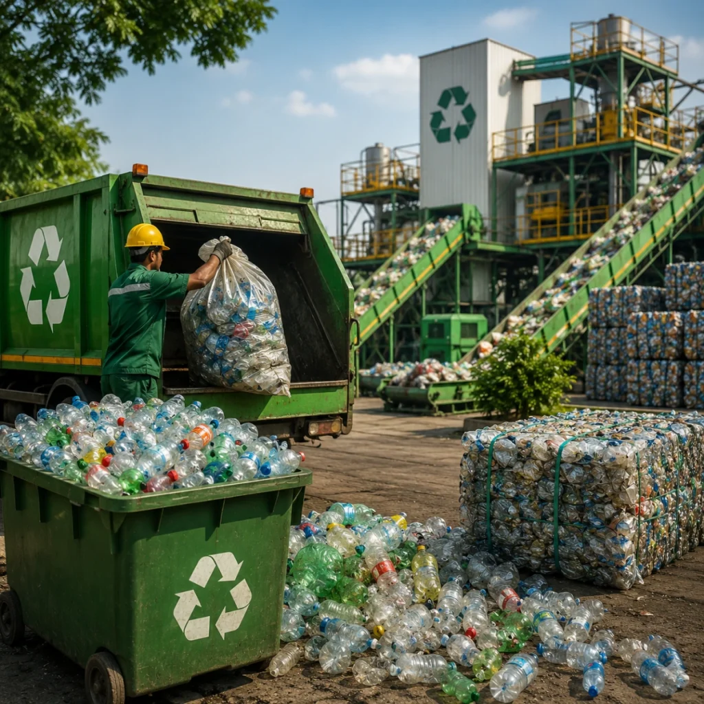 Plastic collection process India