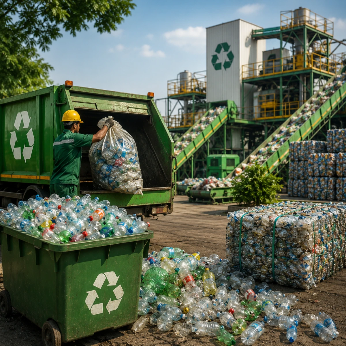 Plastic collection process India