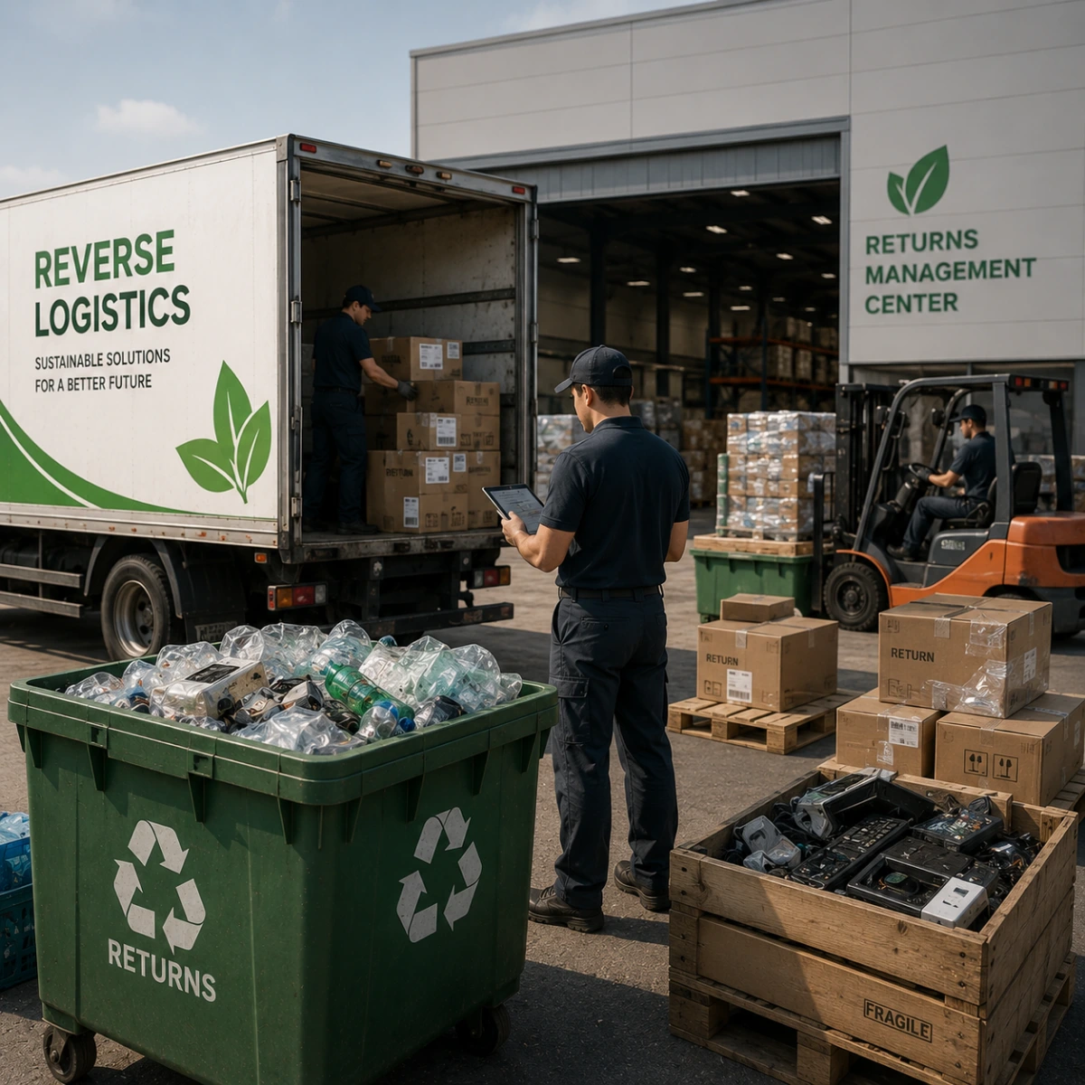 Reverse logistics waste management