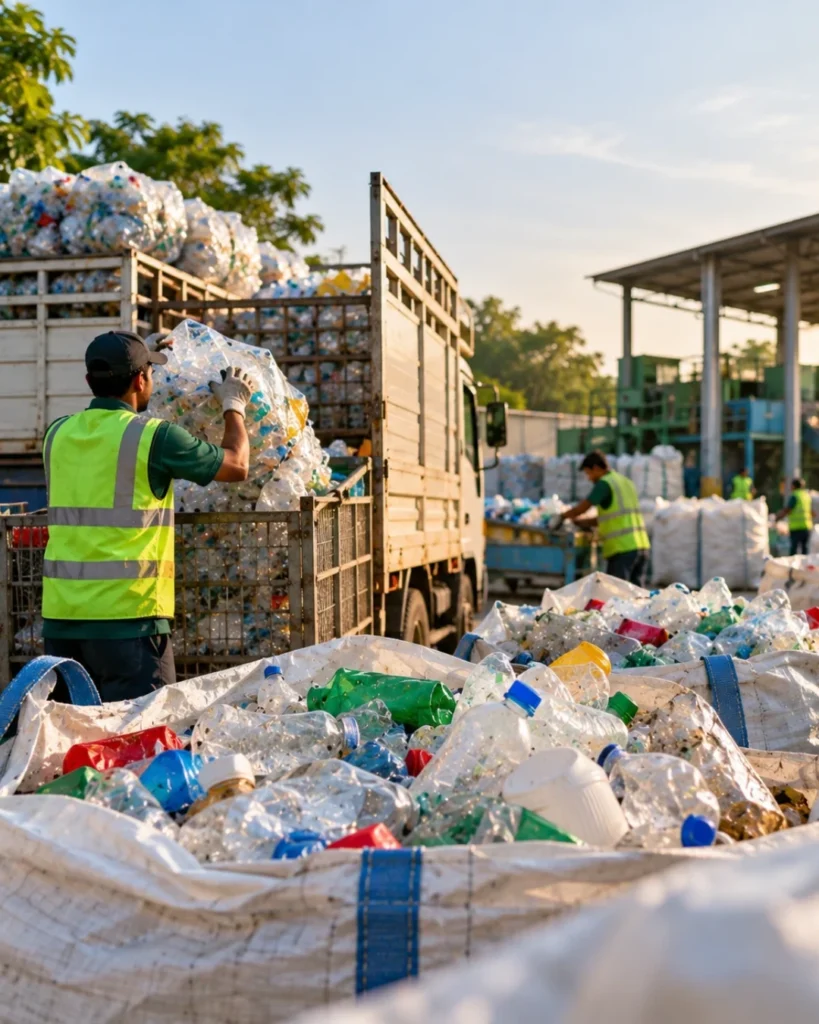 plastic waste collection network