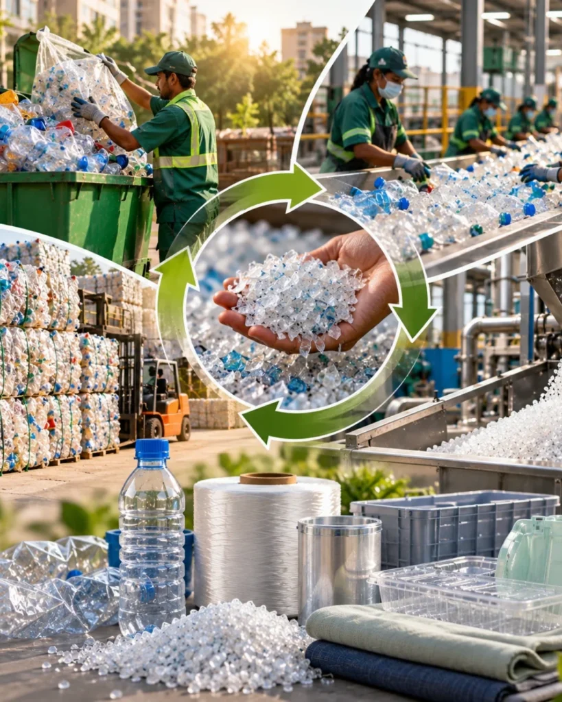 PET bottle recycling India